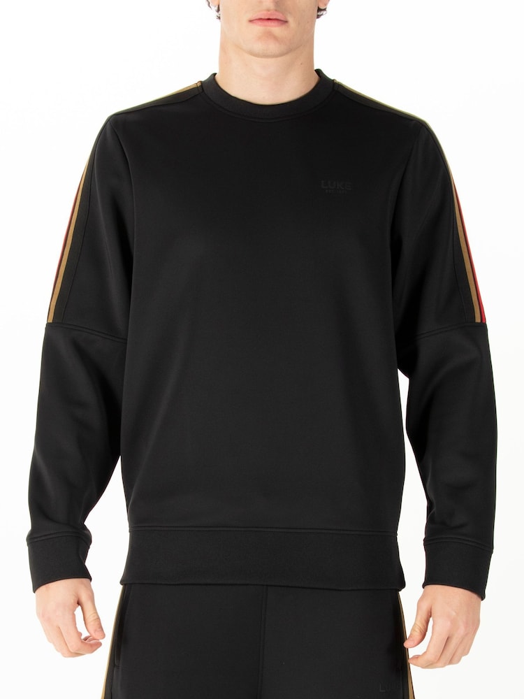 Luke 1977 Daintree Black Sweatshirt - Image 1 of 7