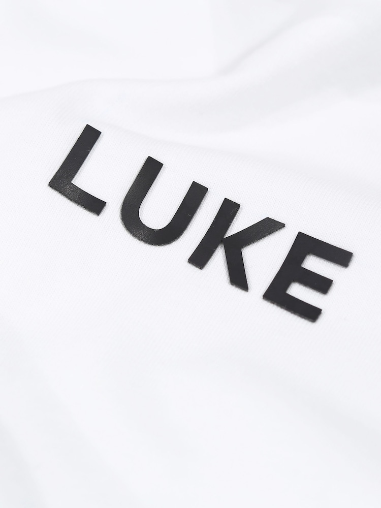 Luke 1977 Relaxed 100% Cotton Kalihi Fit White T-Shirt - Image 6 of 6