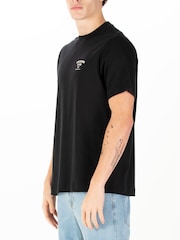Luke 1977 Reckless Relaxed Fit 100% Cotton Black T-Shirt - Image 3 of 7