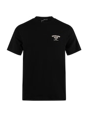 Luke 1977 Reckless Relaxed Fit 100% Cotton Black T-Shirt - Image 4 of 7