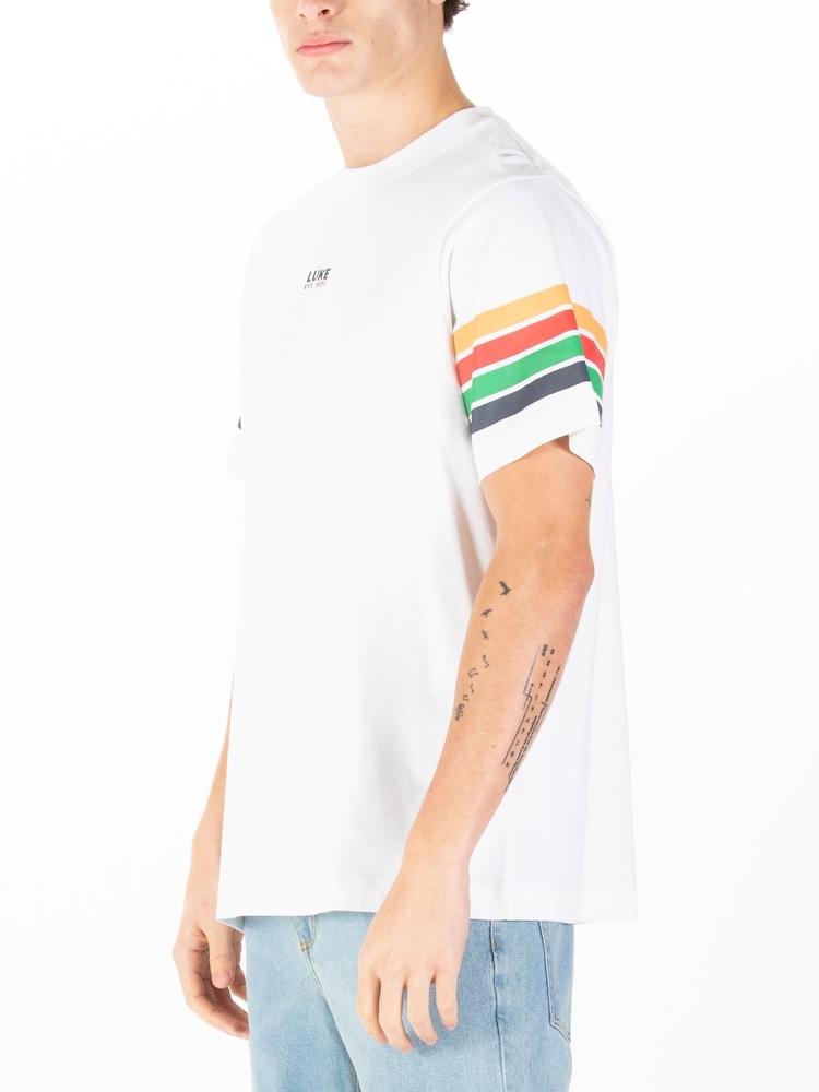 Luke 1977 Rally Relaxed Fit 100% Cotton T-Shirt - Image 2 of 7 Luke 1977 Rally Relaxed Fit 100% Cotton T-Shirt - Image 2 of 7