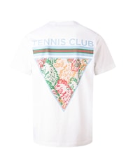Luke 1977 Relaxed Fit 100% Cotton Umpire Triangle White T-Shirt - Image 5 of 6