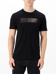 Luke 1977 Stud Work 100% Cotton Black T-Shirt - Image 1 of 6