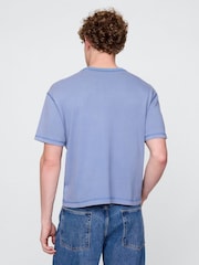Blau - Gap – schweres, kastiges T-Shirt - Bild 2 von 3