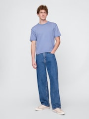 Blau - Gap – schweres, kastiges T-Shirt - Bild 3 von 3