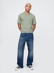 Grün - Gap – schweres, kastiges T-Shirt - Bild 3 von 4