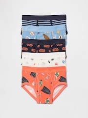 Gap Star Wars 5er-Pack Baumwoll-Stretch-Unterwäsche-Slips (4–13 Jahre) - Bild 1 von 1