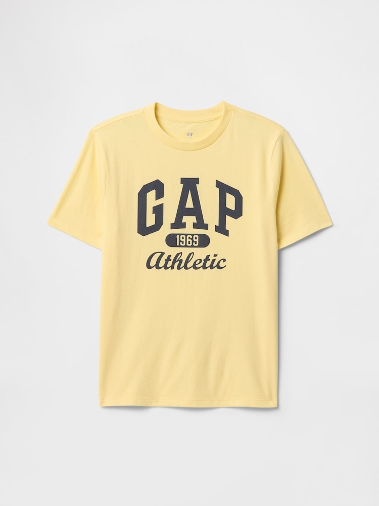 Gap Yellow Graphic Logo T-Shirt (4-13yrs) - Image 1 of 2