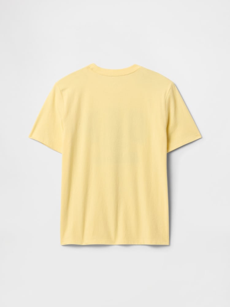 Gap Yellow Graphic Logo T-Shirt (4-13yrs) - Image 2 of 2