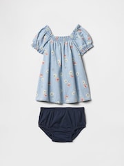 Gap Floral Denim Dress (Newborn-24mths) - Imagen 1 de 3