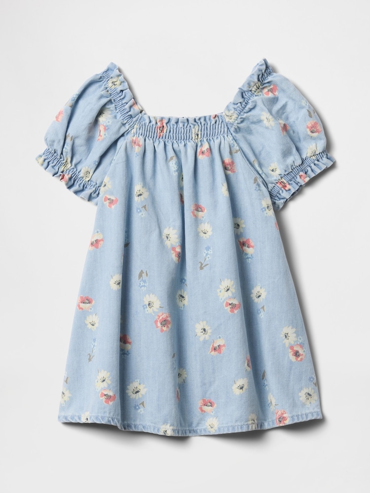 Gap Floral Denim Dress (Newborn-24mths) - Imagen 2 de 3