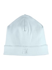 Emile Et Rose Blue Rose Front Open 100% Cotton All-In-One with Teddy Panel & Hat - Imagen 4 de 5