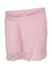 Mamalicious Pink Strappy Jersey Nursing Pyjamas Shorts Set - Image 6 of 6