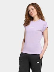 أرجواني - تيشرت جيرسيه ناعم تشكيلة Essentials من adidas - صورة 1 من 7