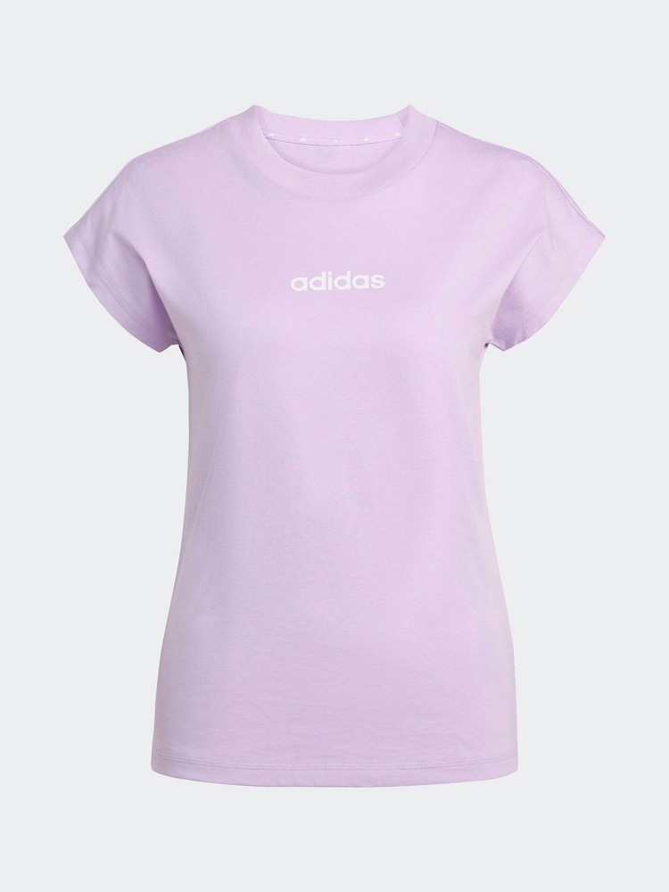 أرجواني - تيشرت جيرسيه ناعم تشكيلة Essentials من adidas - صورة 7 من 7 أرجواني - تيشرت جيرسيه ناعم تشكيلة Essentials من adidas - صورة 7 من 7