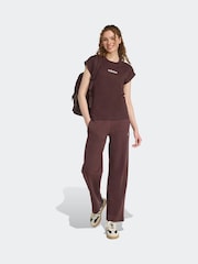 adidas Brown Essentials Single Jersey T-Shirt - Image 6 of 7