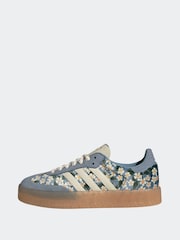 adidas Originals Blue Sambae W Trainers - Image 3 of 10
