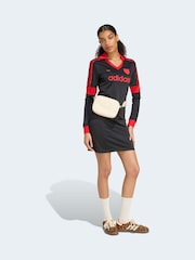 adidas Originals Black Graphic Football Inspired Jersey T-Shirt - Image 3 of 6