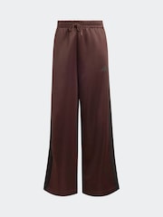 adidas Brown Stadium Loose Fit 3-Stripes Trackpant Trousers - Image 6 of 6