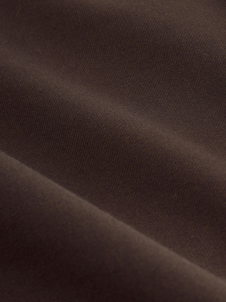 Chocolate Brown Twill Melange Relaxed Blazer - Image 3 of 3 Chocolate Brown Twill Melange Relaxed Blazer - Image 3 of 3