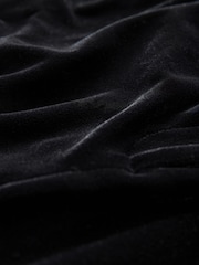 Black Slim Velvet Trousers - Image 7 of 7