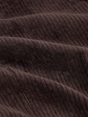 Chocolate Brown Cord Collarless Jacket - Image 6 of 7