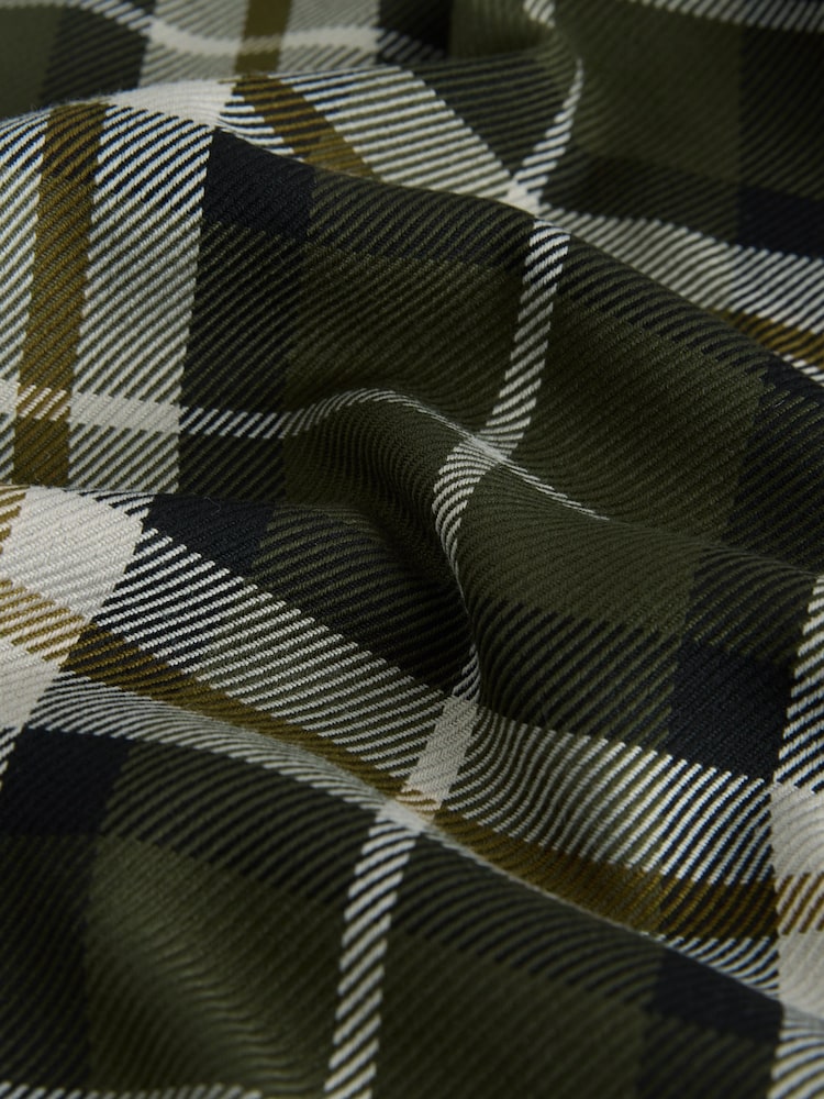 Green Check Midi Slip Skirt - Image 3 of 3