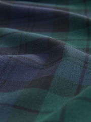 Grün/Marineblau - Tartan Pleated Midi Kilt Skirt - Bild 2 von 3
