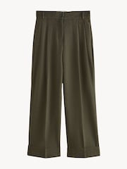 أخضر - Tabitha Simmons X Next Wool Blend Wide Leg Trousers - صورة 6 من 8