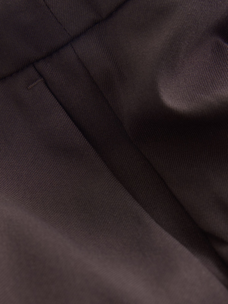 Chocolate Brown Slim Tailored Trousers - Image 3 of 3 Chocolate Brown Slim Tailored Trousers - Image 3 of 3