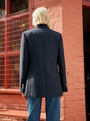 Marinha - Military Double Breasted Blazer - Imagem 2 de 8