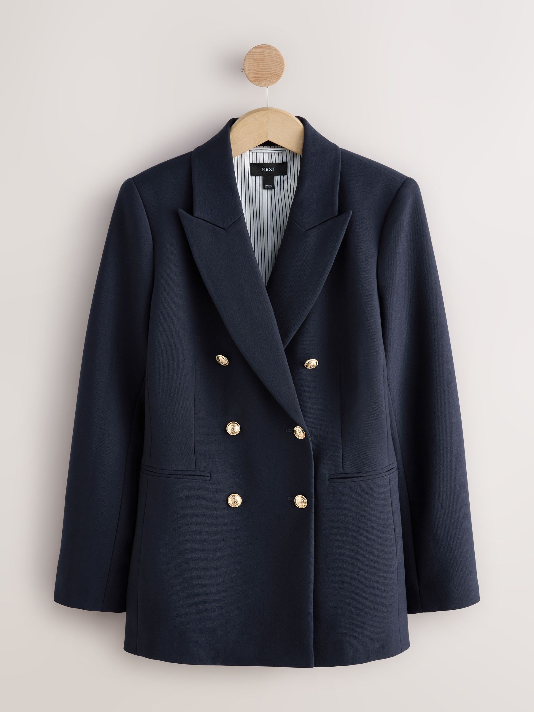 Buy Navy Blue Military Double Breasted Blazer from Next South Africa