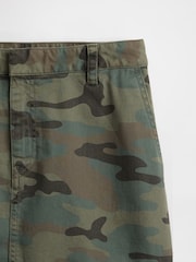 Gap Green Low Waist Camo Mini Skirt - Image 5 of 7
