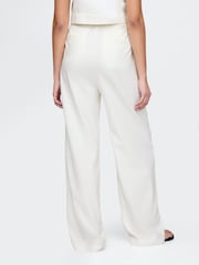 Blanco - Pantalones gruesos en mezcla de lino de Gap - Imagen 2 de 7