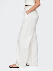 Blanco - Pantalones gruesos en mezcla de lino de Gap - Imagen 3 de 7