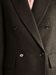 أخضر - Tabitha Simmons X Next Wool Blend Double Breasted Blazer - صورة 7 من 10