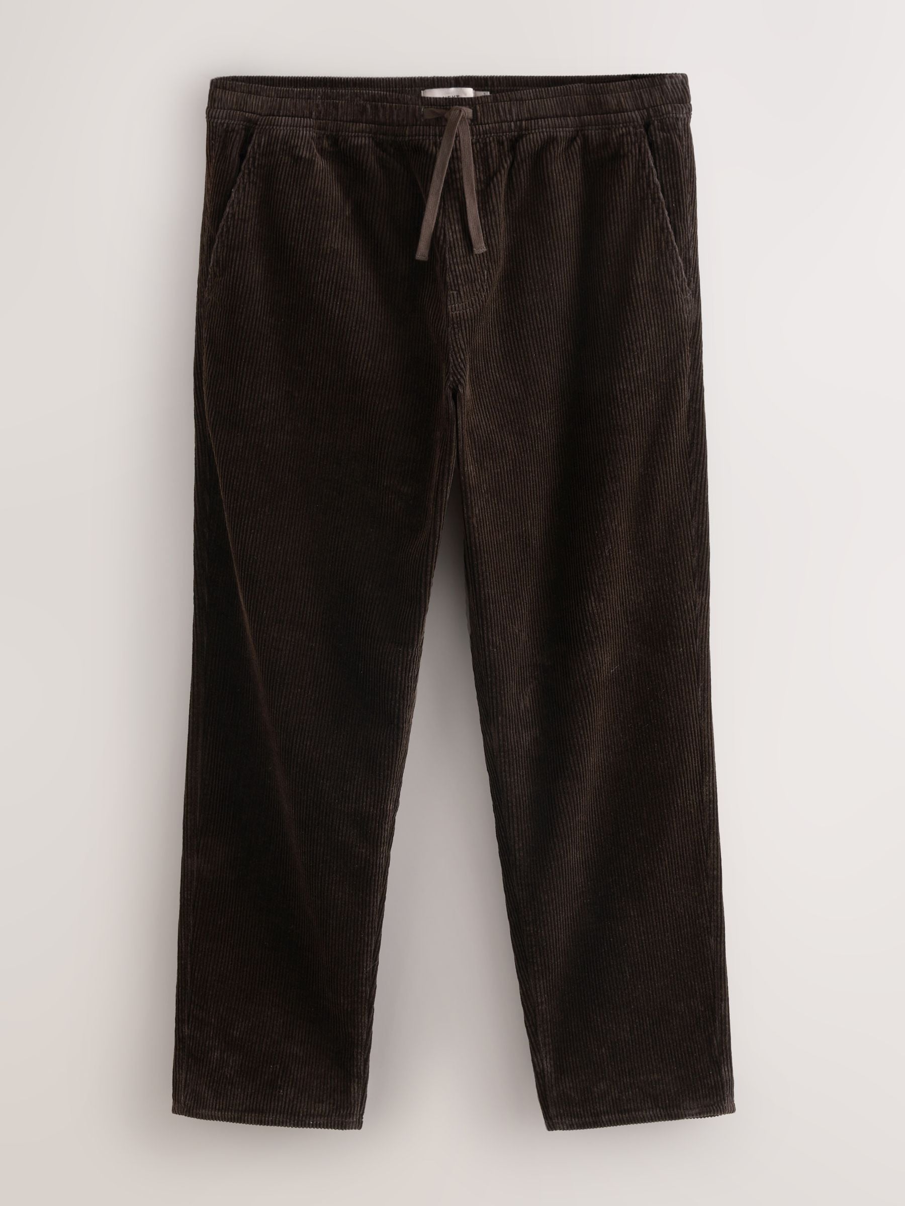 Buy Brown Relaxed Tapered Fit Corduroy Joggers from the Next UK