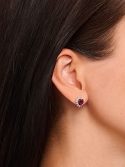Thomas Sabo Red Romance Heart Ear Studs - Image 2 of 2