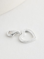 Thomas Sabo White Charm Club Open Heart Charm With Zirconia - Image 1 of 1