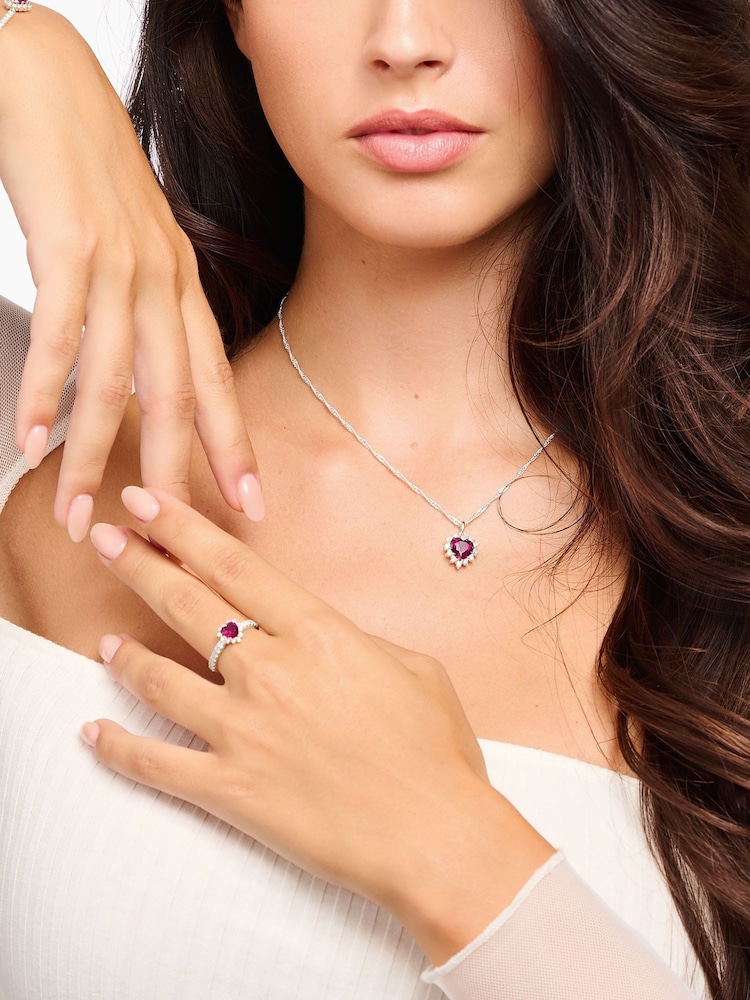 Thomas Sabo Red Romance Heart Chain - Image 2 of 3