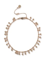 Aela Gold Tone Drop Anklet - Image 1 of 2