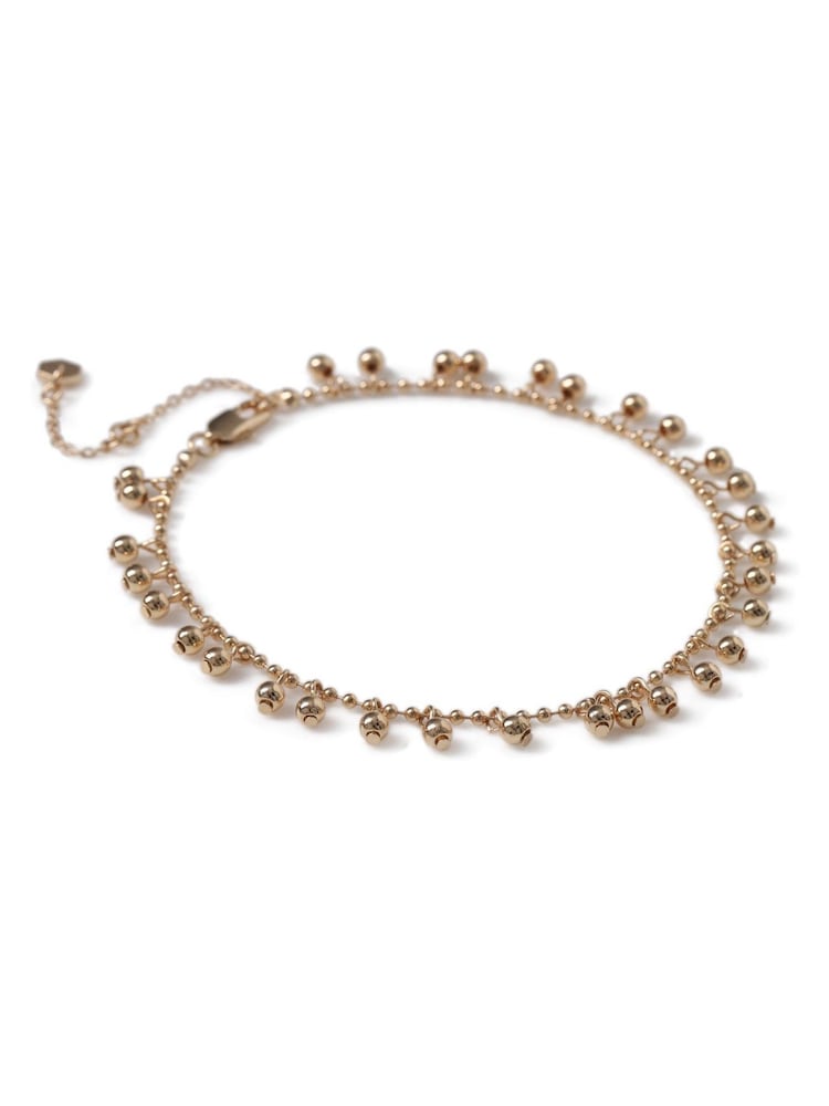 Aela Gold Tone Drop Anklet - Image 2 of 2