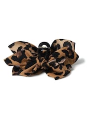 Aela Leopard Print Bow Hair Claw - Bild 2 von 3