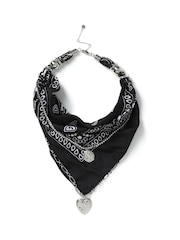 Aela Statement Multirow Bandana Black Necklace - Image 1 of 3