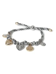 Aela Bungee Cord Charm Black Bracelet - Image 2 of 2