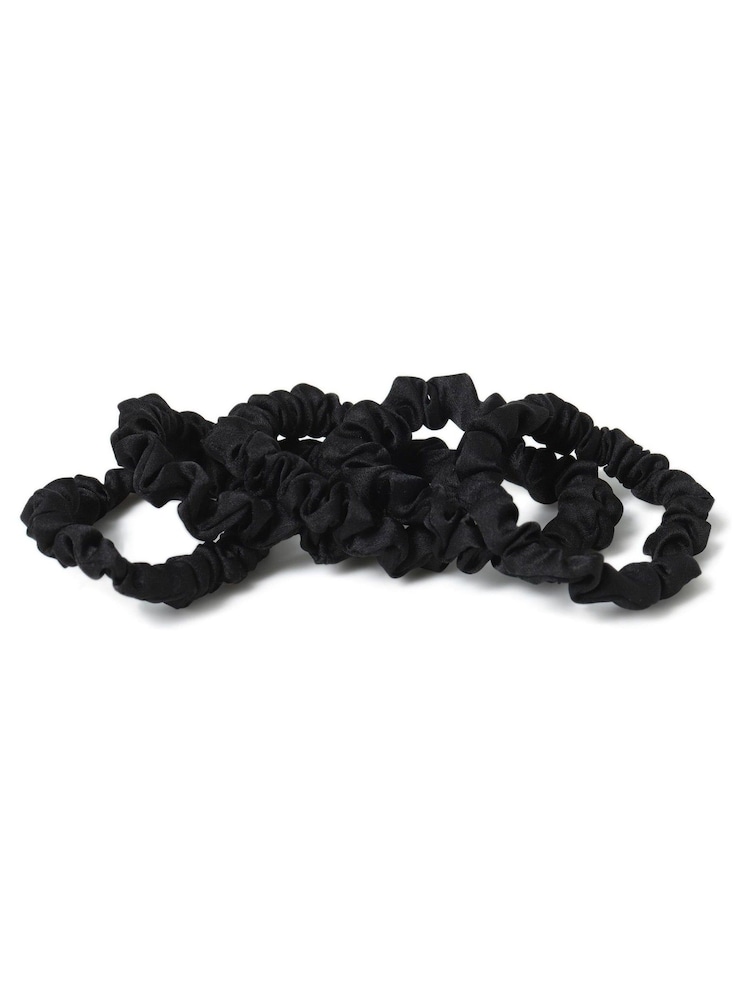 Aela Mini Black Scrunchies Ponio Multipack - Image 2 of 2