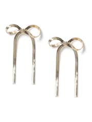 Aela Gold Tone Bow Stud Earrings - Image 1 of 1