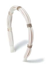 Aela Cream Skinny Rhinestone Alice Hair Band - Image 1 of 3