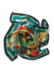 bandanaAela floral verde  Print Scarf - Imagem 2 de 3