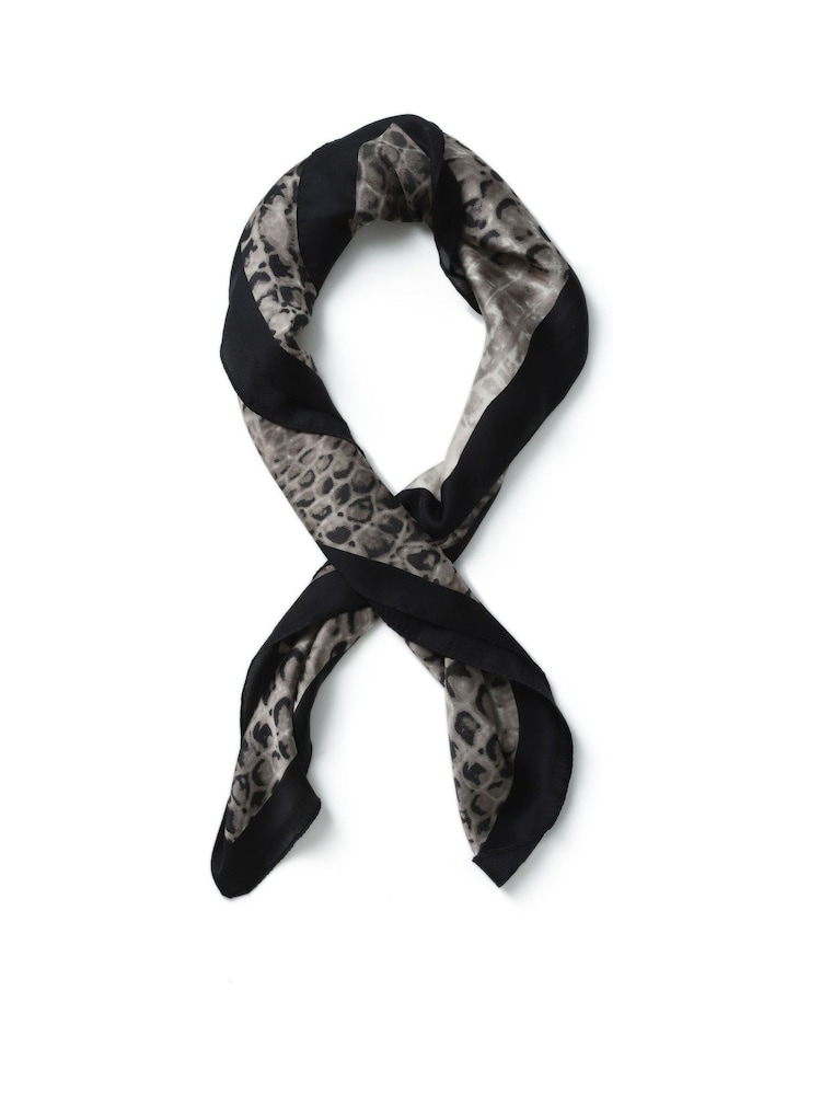 Aela Print bandana de pele de cobra Scarf - Imagem 1 de 3